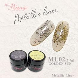 MissMirage メタリックライナー『ML02 ゴールデンサン』 2.5g