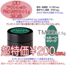 2025 サマーセール 廃番アウトレット￥200 ミスミラ TM22S 2.5g