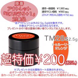 2025 サマーセール 廃番アウトレット￥200 ミスミラ TM28S 2.5g