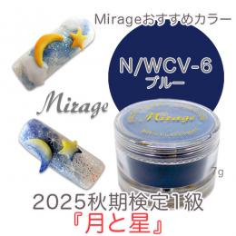 2025秋期技能検定1級『月と星』お勧め商品 ミラージュカラーパウダーN/WCV-6 7g