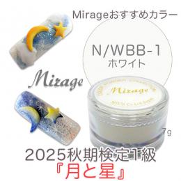 2025秋期技能検定1級『月と星』お勧め商品 ミラージュカラーパウダーN/WBB-1 7g