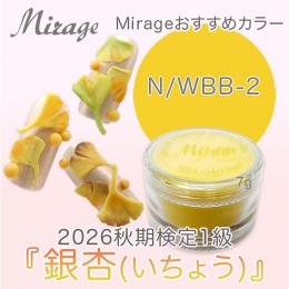 2026秋期技能検定1級『銀杏(いちょう)』お勧め商品 ミラージュカラーパウダーN/WBB-2 7g