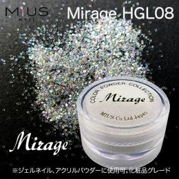 Mirage オーロラ六角グリッターHGL08 2g　安心安全化粧品グレード