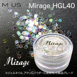 Mirage オーロラ六角グリッターHGL40 2g　安心安全化粧品グレード