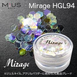 Mirage オーロラ六角グリッターHGL94 2g　安心安全化粧品グレード