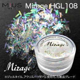 Mirage オーロラ縦グリッターHGL108 2g　安心安全化粧品グレード